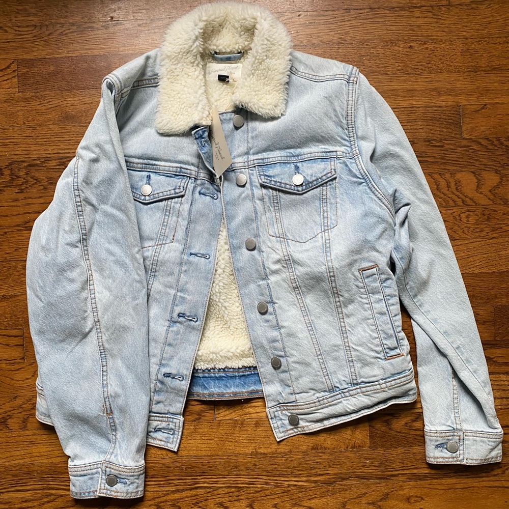 Sherpa denim jacket